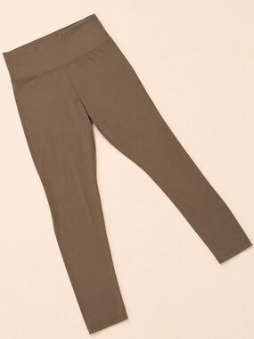 TNA / Aritzia High-Waist Full-Length Atmosphere Leggings in Shitake tan/brown